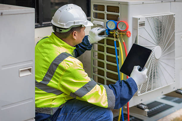 Professional Hvac Installation technician working in Glens Falls, NY